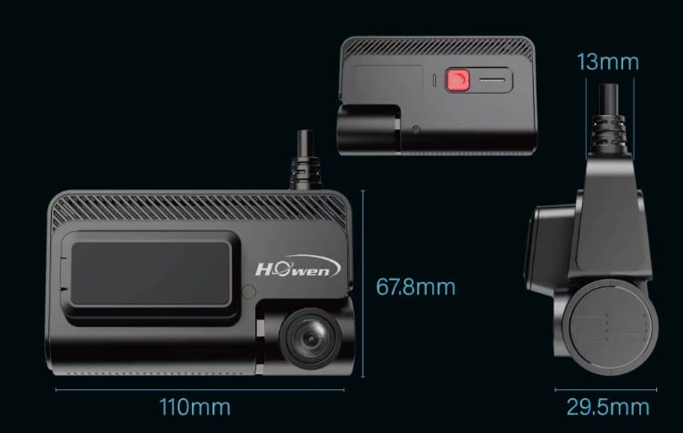 Howen mini dash cam for fleet vehicles