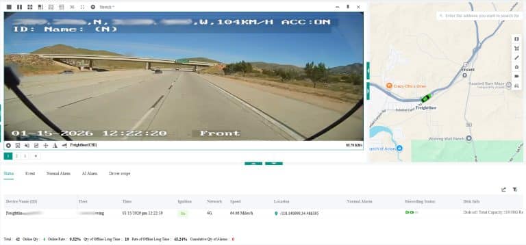 Top Fleet GPS Ai Dash Cam