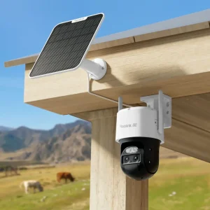 Reolink TrackMix LTE solar-powered LTE security camera for remote yard, construction site, and equipment monitoring