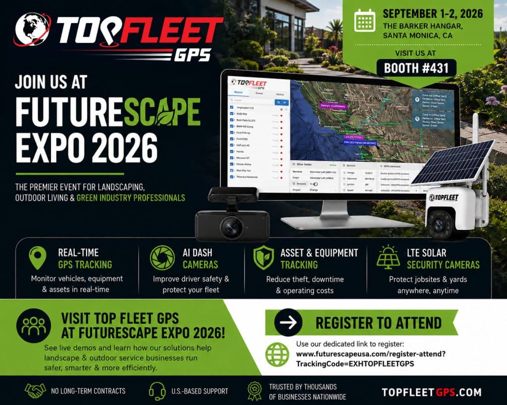 Top Fleet GPS exhibiting at FutureScape USA 2026 in Santa Monica, Booth 431